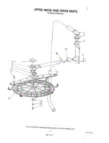 09 - Upper Wash And Rinse parts for Kitchenaid Dishwasher KUDI21SS1 from AppliancePartsPros.com