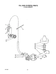 08 - Fill And Overfill parts for Kitchenaid Dishwasher KUDM220T2 from AppliancePartsPros.com