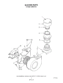 03 - Blower parts for Kitchenaid Dishwasher KUDB210S2 from AppliancePartsPros.com