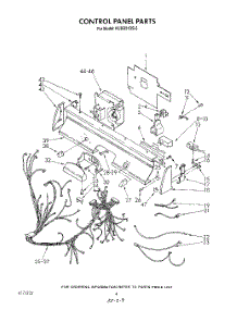 04 - Control Panel , Literature And Optional parts for Kitchenaid Dishwasher KUDB210S2 from AppliancePartsPros.com