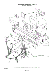 04 - Control Panel , Literature And Optional parts for Whirlpool Dishwasher 4KUDS220T0 from AppliancePartsPros.com