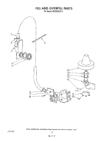 08 - Fill And Overfill parts for Whirlpool Dishwasher 4KUDS220T0 from AppliancePartsPros.com