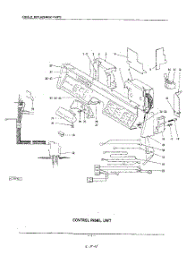 03 - Control Panel parts for Kitchenaid Dishwasher KDSS21A from AppliancePartsPros.com
