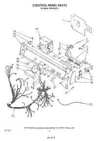 04 - Control Panel , Literature And Optional parts for Whirlpool Dishwasher 4KPDI620T2 from AppliancePartsPros.com