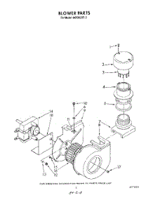 03 - Blower parts for Whirlpool Dishwasher 4KPDI620T3 from AppliancePartsPros.com
