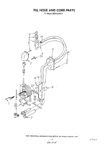 16 - Fill Hose And Cord parts for Kitchenaid Dishwasher KPDC601S3 from AppliancePartsPros.com