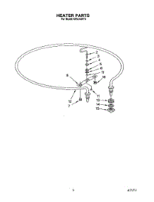 07 - Heater parts for Kitchenaid Dishwasher KPDJ630Y0 from AppliancePartsPros.com