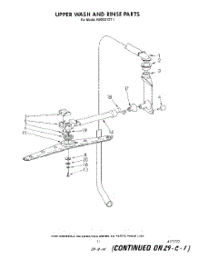 09 - Upper Wash And Rinse parts for Kitchenaid Dishwasher KUDD210T1 from AppliancePartsPros.com