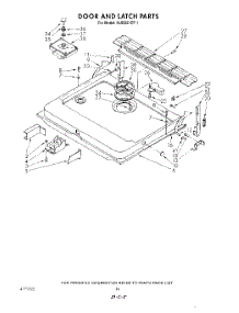13 - Door And Latch parts for Kitchenaid Dishwasher KUDD210T1 from AppliancePartsPros.com