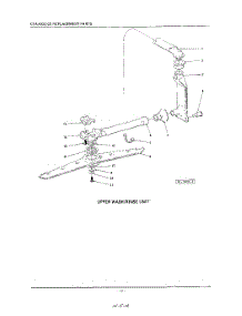 08 - Upper Wash / Rinse parts for Kitchenaid Dishwasher KDA20 from AppliancePartsPros.com