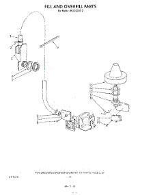 08 - Fill And Overfill parts for Whirlpool Dishwasher 4KUDI220T2 from AppliancePartsPros.com