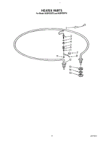 07 - Heater parts for Kitchenaid Dishwasher KUDP22ST3 from AppliancePartsPros.com