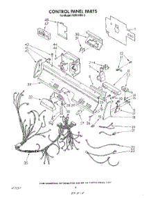 04 - Control Panel , Lit / Optional parts for Kitchenaid Dishwasher KUDI21DS3 from AppliancePartsPros.com