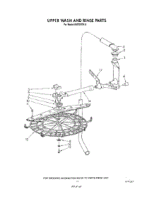 09 - Upper Wash And Rinse parts for Kitchenaid Dishwasher KUDI21DS3 from AppliancePartsPros.com