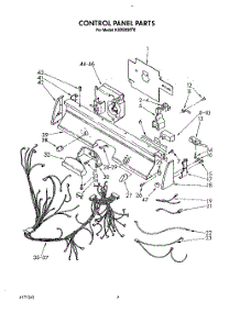 04 - Control Panel, Lit / Optional parts for Kitchenaid Dishwasher KUDB220T0 from AppliancePartsPros.com