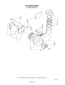 03 - Blower parts for Kitchenaid Dishwasher KUDS21CS2 from AppliancePartsPros.com