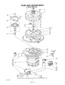 05 - Pump And Motor parts for Kitchenaid Dishwasher KUDS21CS2 from AppliancePartsPros.com