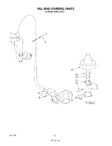 08 - Fill And Overfill parts for Kitchenaid Dishwasher KUDC210S2 from AppliancePartsPros.com
