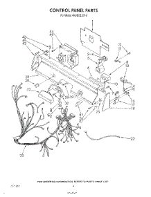 04 - Control Panel , Literature And Optional parts for Whirlpool Dishwasher 4KUDC220T2 from AppliancePartsPros.com
