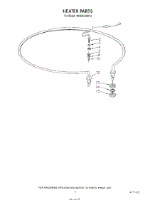 07 - Heater parts for Whirlpool Dishwasher 4KUDC220T2 from AppliancePartsPros.com