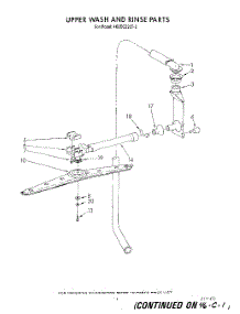 09 - Upper Wash And Rinse parts for Whirlpool Dishwasher 4KUDC220T2 from AppliancePartsPros.com