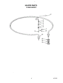 07 - Heater parts for Kitchenaid Dishwasher KUDP220T2 from AppliancePartsPros.com