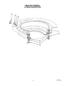07 - Heater parts for Kitchenaid Dishwasher KUDA220TWH6 from AppliancePartsPros.com