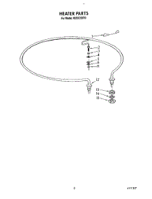 07 - Heater parts for Kitchenaid Dishwasher KUDC220T0 from AppliancePartsPros.com