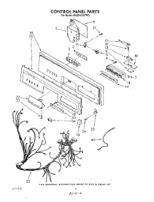 04 - Control Panel , Literature And Optional parts for Whirlpool Dishwasher 4KUDA220TW3 from AppliancePartsPros.com