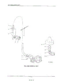 06 - Fill And Overfill parts for Kitchenaid Dishwasher KDC21A from AppliancePartsPros.com