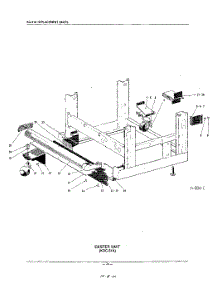 14 - Caster parts for Kitchenaid Dishwasher KDC21A from AppliancePartsPros.com