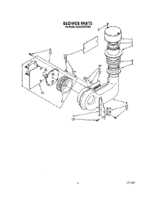 03 - Blower parts for Kitchenaid Dishwasher KUDA220TWH5 from AppliancePartsPros.com