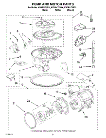 08 - Pump And Motor Parts parts for Kitchenaid Dishwasher KUDR01TJBT0 from AppliancePartsPros.com