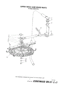 09 - Upper Wash And Rinse parts for Kitchenaid Dishwasher KUDS21SS2 from AppliancePartsPros.com