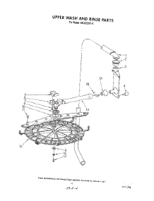 09 - Upper Wash And Rinse parts for Whirlpool Dishwasher 4KUDI220T0 from AppliancePartsPros.com