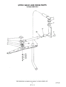 09 - Upper Wash And Rinse parts for Kitchenaid Dishwasher KUDC210S3 from AppliancePartsPros.com