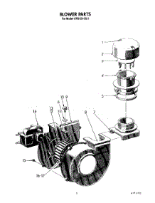 02 - Blower parts for Kitchenaid Dishwasher KPDC610S2 from AppliancePartsPros.com
