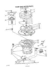 05 - Pump And Motor parts for Kitchenaid Dishwasher KUDS220ST0 from AppliancePartsPros.com