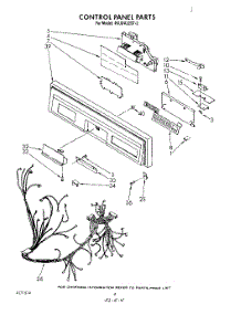 04 - Control Panel , Literature And Optional parts for Whirlpool Dishwasher 4KUDA22ST2 from AppliancePartsPros.com