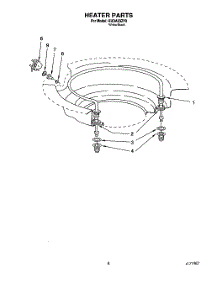 06 - Heater parts for Kitchenaid Dishwasher KUDA23ZY0 from AppliancePartsPros.com
