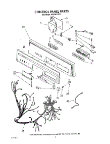04 - Control Panel , Literature And Optional parts for Whirlpool Dishwasher 4KUDA220T1 from AppliancePartsPros.com