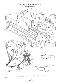 04 - Control Panel, Lit / Optional parts for Kitchenaid Dishwasher KUDI21SS2 from AppliancePartsPros.com