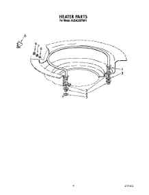 07 - Heater parts for Kitchenaid Dishwasher KUDA220TWH1 from AppliancePartsPros.com