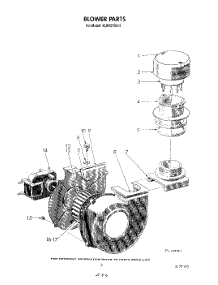 03 - Blower parts for Kitchenaid Dishwasher KUDI21DS2 from AppliancePartsPros.com