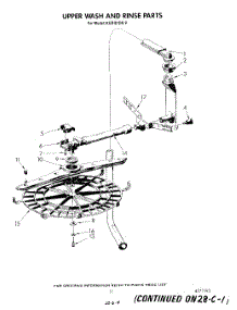 09 - Upper Wash And Rinse parts for Kitchenaid Dishwasher KUDI21DS2 from AppliancePartsPros.com