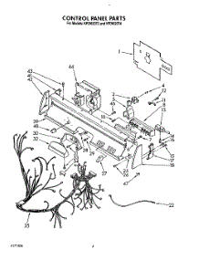 04 - Control Panel, Lit / Optional parts for Kitchenaid Dishwasher KPDI620T4 from AppliancePartsPros.com