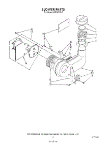 03 - Blower parts for Kitchenaid Dishwasher KUDS22ST0 from AppliancePartsPros.com