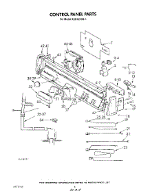 04 - Control Panel , Literature And Optional parts for Kitchenaid Dishwasher KUDC210S1 from AppliancePartsPros.com