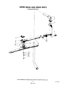 09 - Upper Wash And Rinse parts for Kitchenaid Dishwasher KUDC210S1 from AppliancePartsPros.com