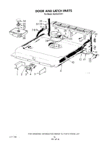 13 - Door And Latch parts for Kitchenaid Dishwasher KUDC210S1 from AppliancePartsPros.com